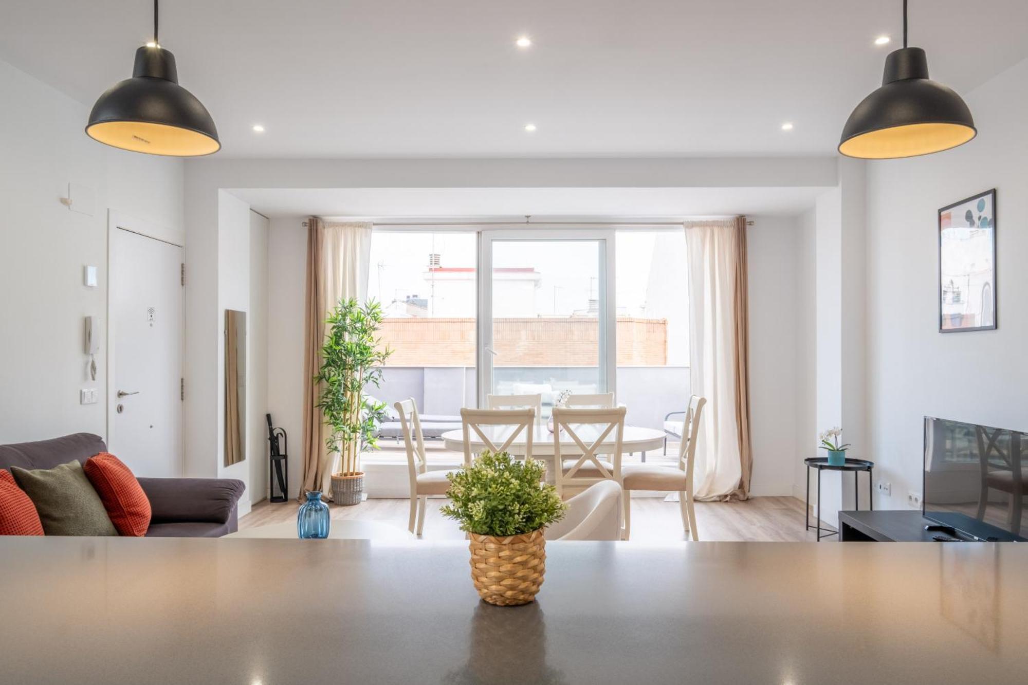 Spacious Penthouse With Private Terrace Валенсія Екстер'єр фото